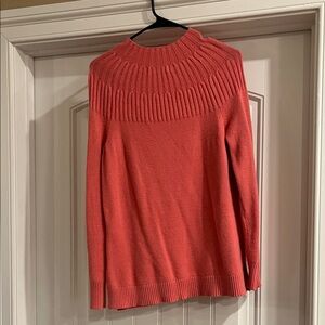 Anthropologie Coral Ribbed Women's Sweater